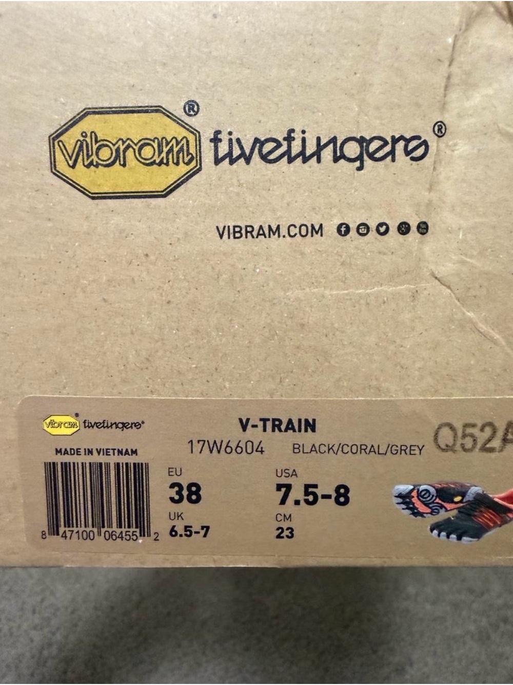 Vibram FiveFingers V-Train 2.0
